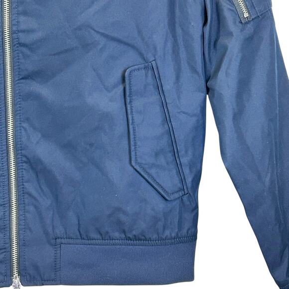 Everlane The Bomber Jacket Lightweight Navy Blue Men Medium NWT - Picture 6 of 13